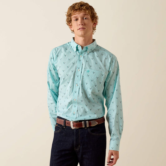 Wrinkle Free Wilkes Classic Fit Shirt Ariat Men
