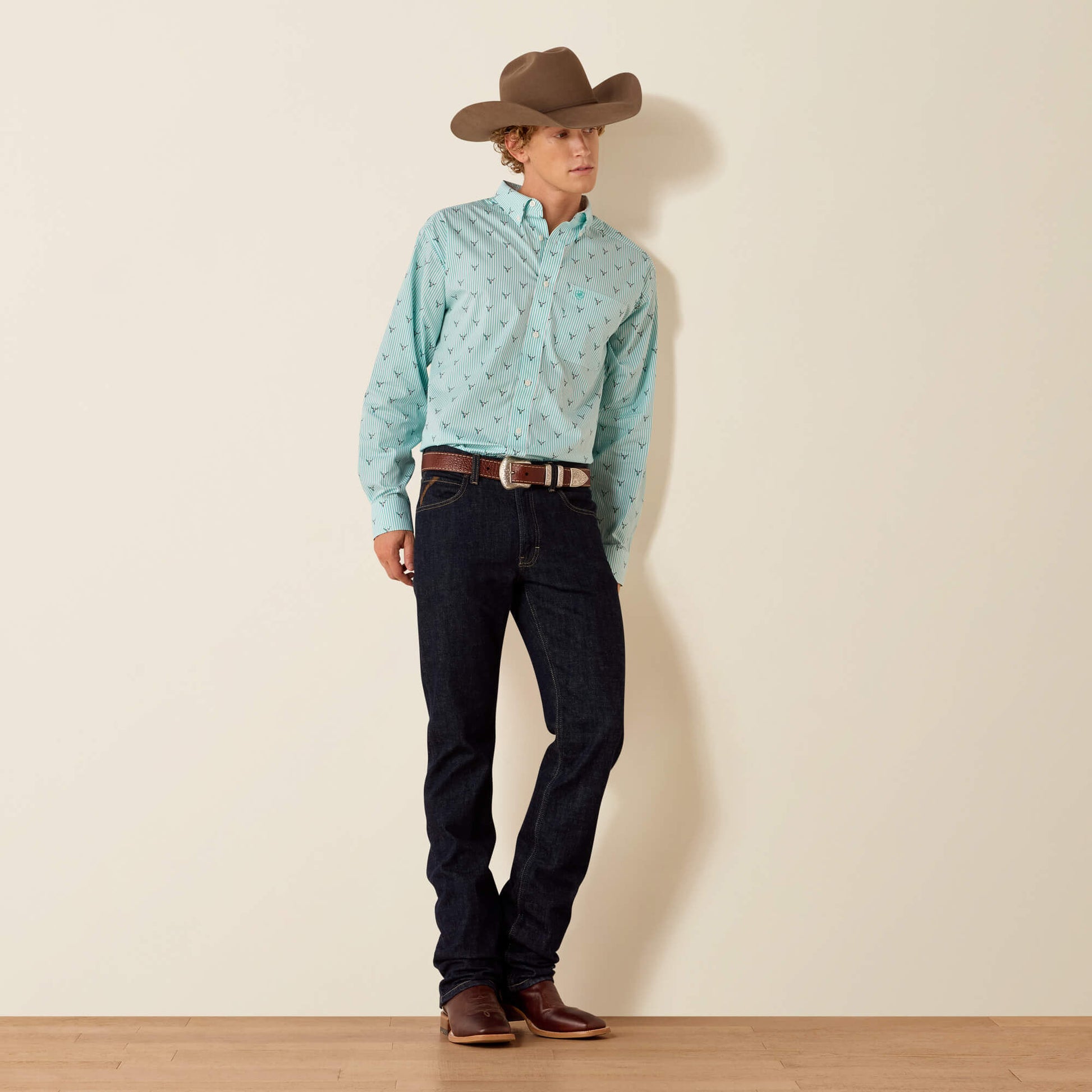 Wrinkle Free Wilkes Classic Fit Shirt Ariat Men