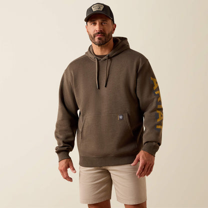 Rebar Lightweight Logo Hoodie Ariat Men|Work