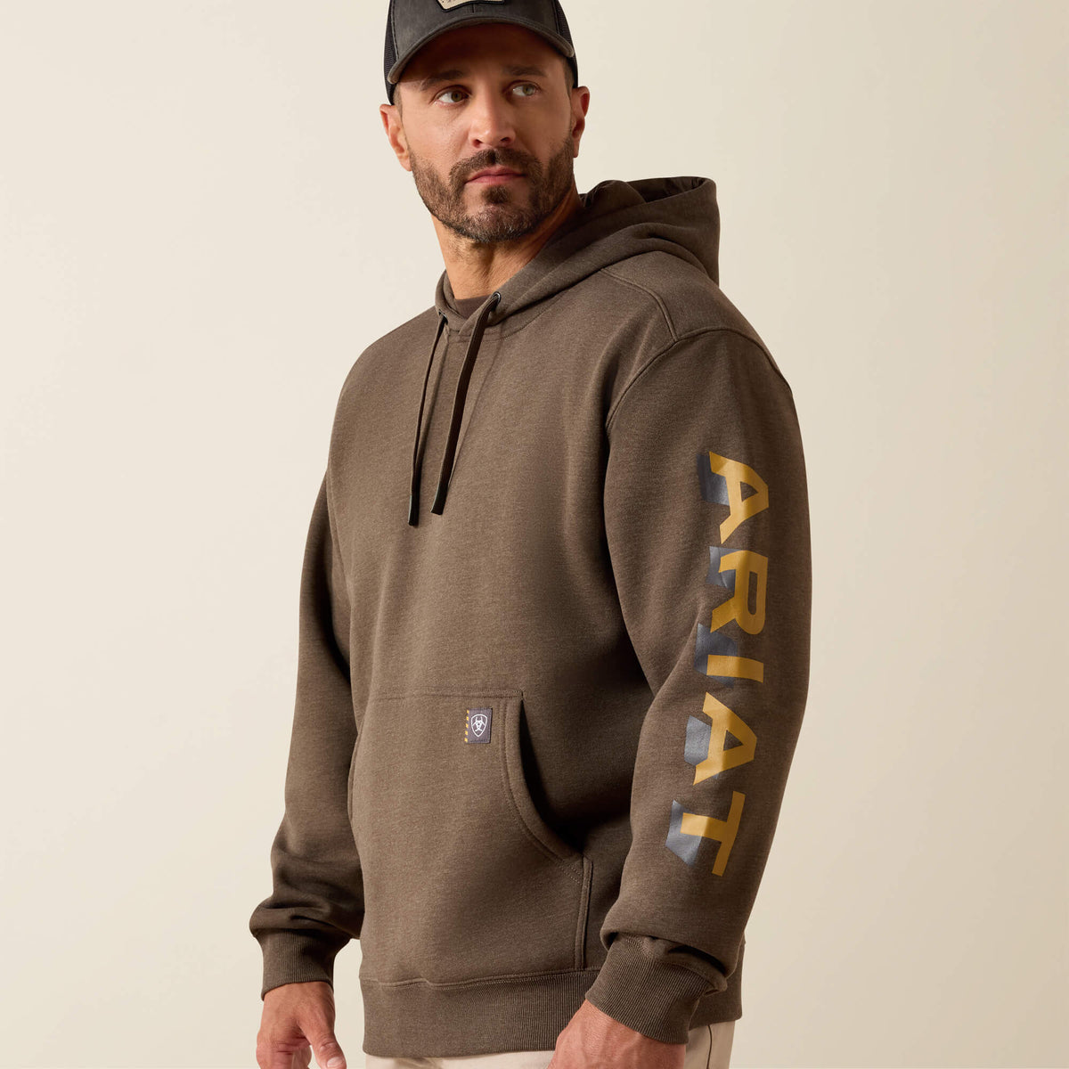 Rebar Lightweight Logo Hoodie Ariat Men|Work