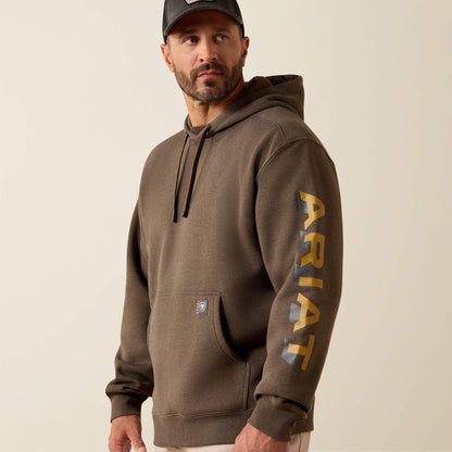 Rebar Lightweight Logo Hoodie Ariat Men|Work