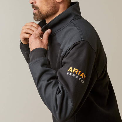 Rebar Workman Duracanvas 1/4 Zip Sweatshirt Ariat Men|Work