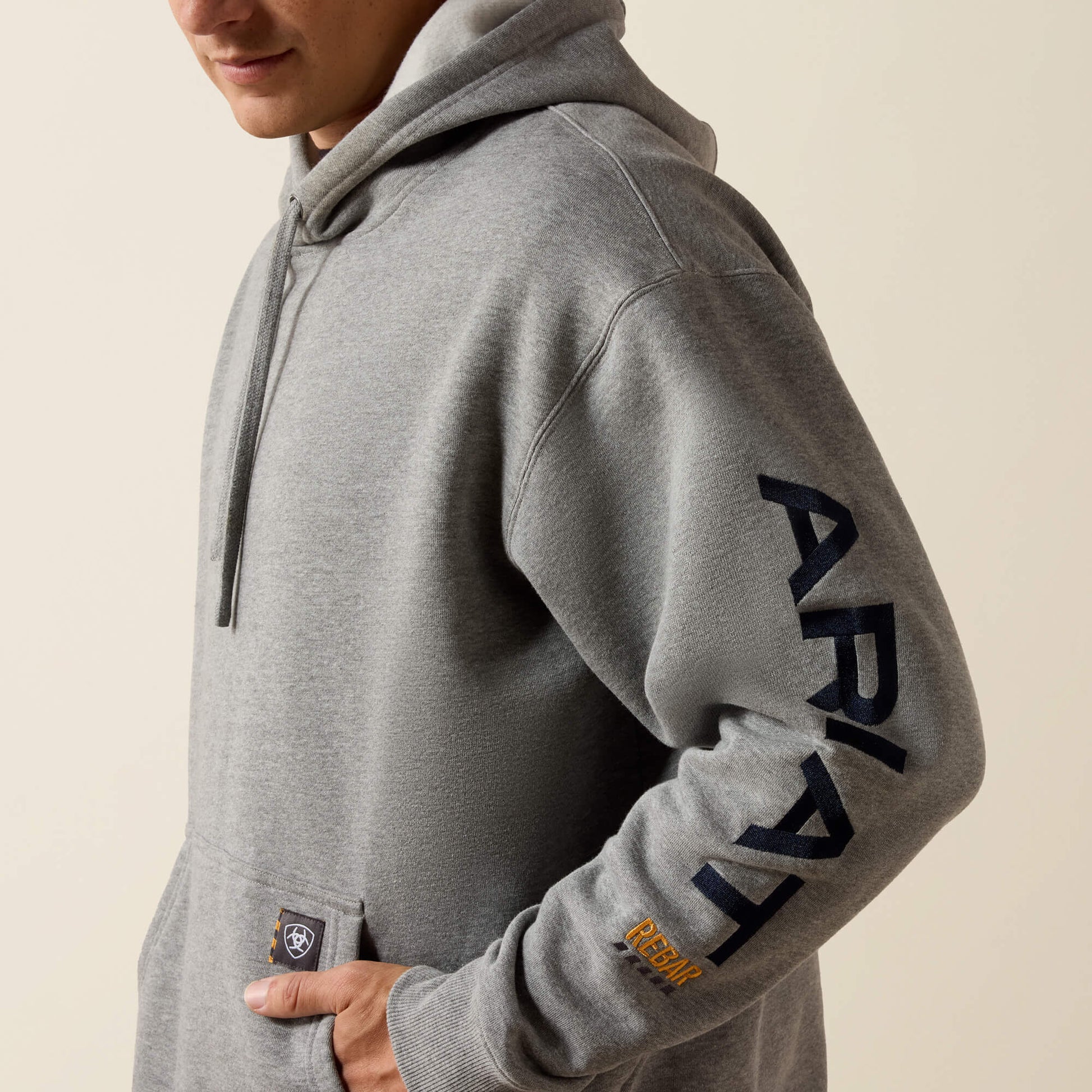Rebar Workman Graphic Hoodie Ariat Men|Work