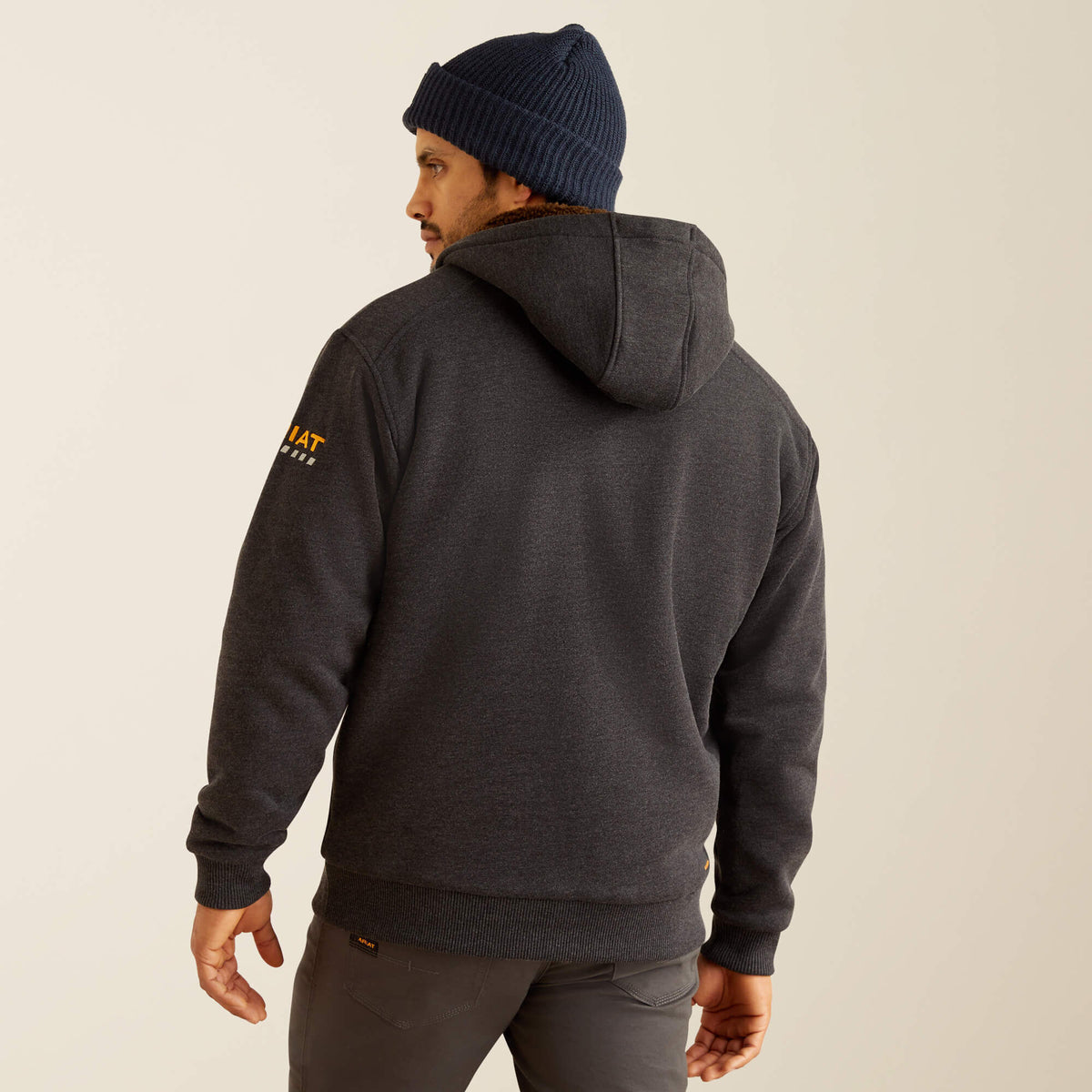 Rebar All-Weather Sherpa-Lined Full Zip Hoodie Ariat Men|Work