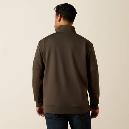 Rebar Workman Duracanvas 1/4 Zip Sweatshirt Ariat Men|Work