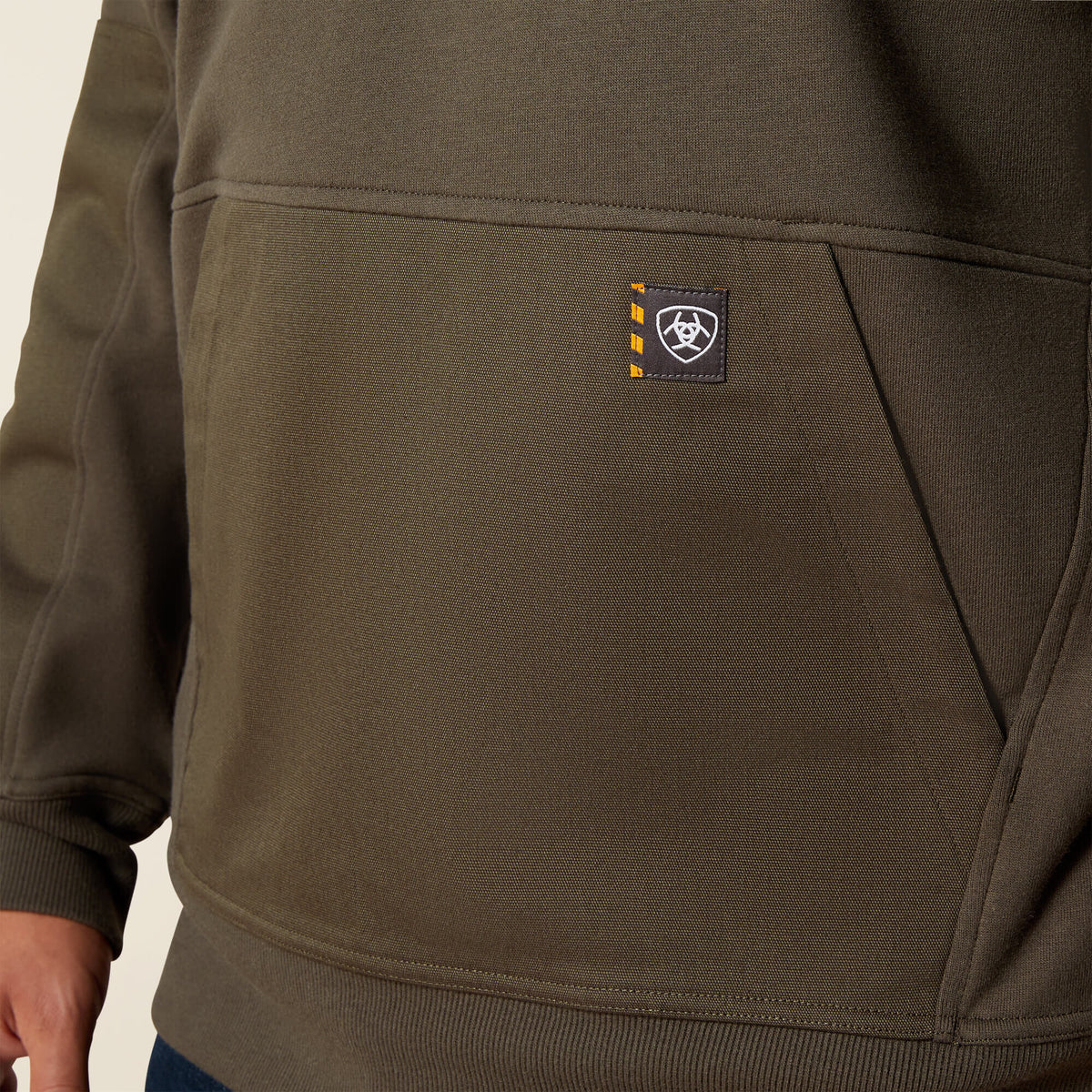 Rebar Workman Duracanvas 1/4 Zip Sweatshirt Ariat Men|Work