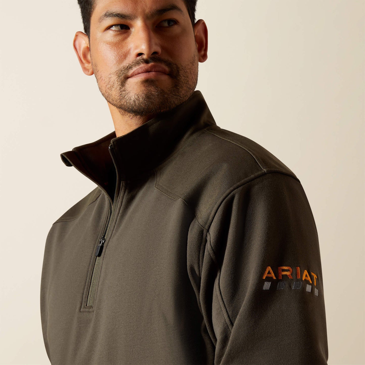 Rebar Workman Duracanvas 1/4 Zip Sweatshirt Ariat Men|Work