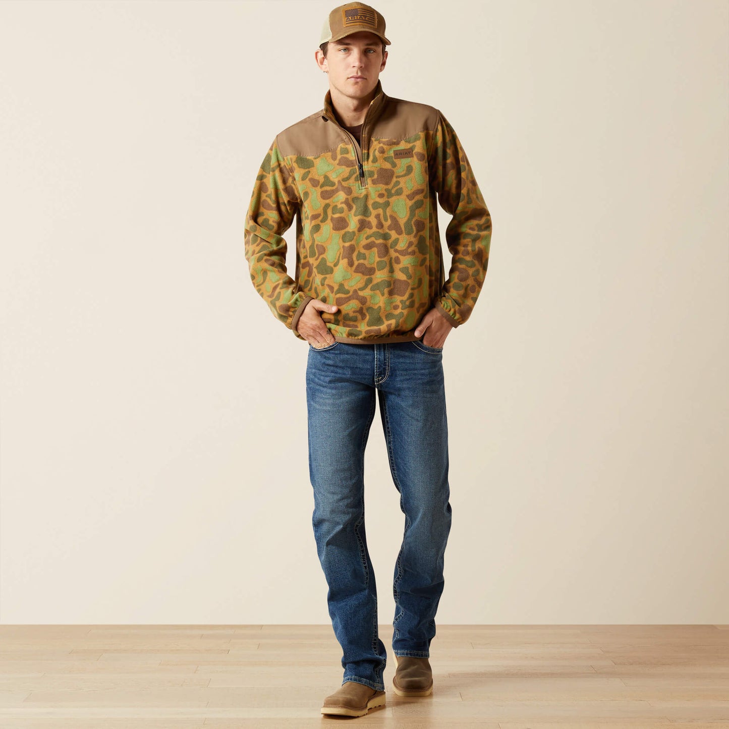 Basis Fleece Pullover Ariat Men|Sale