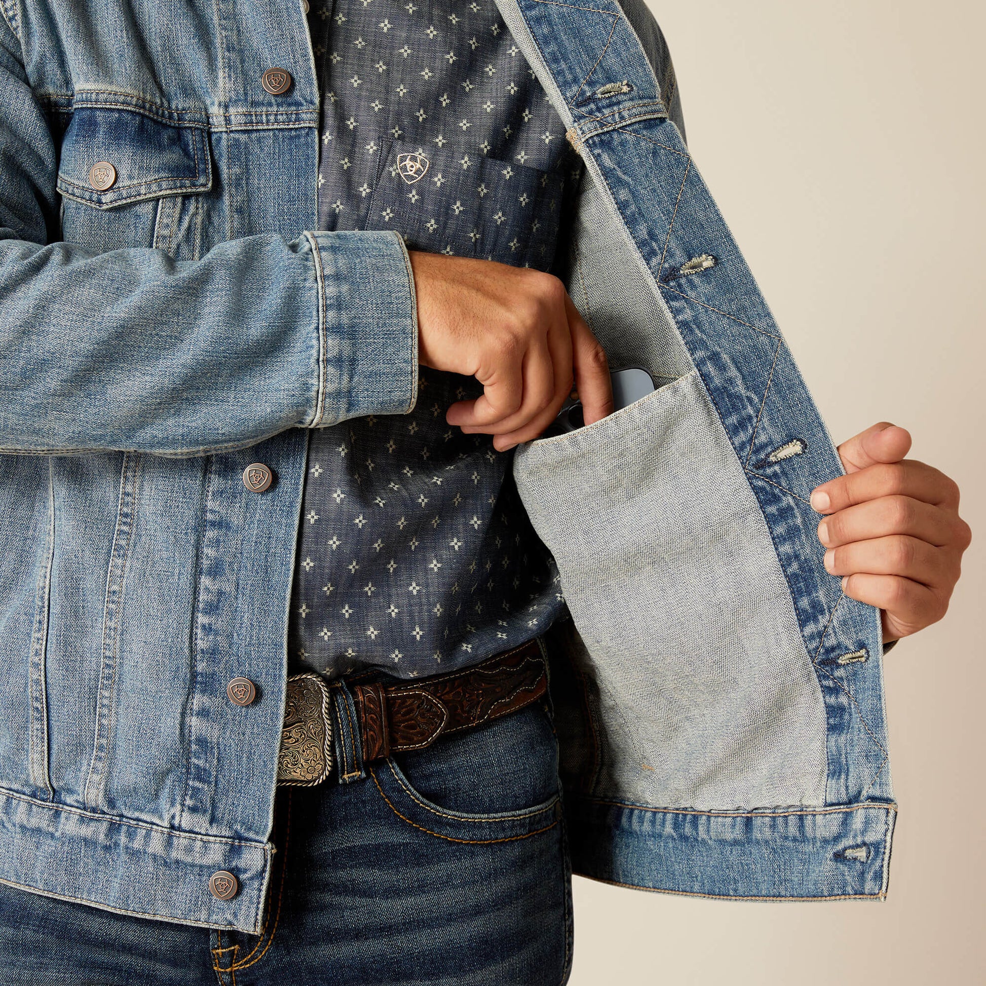 Denim Trucker Jacket Ariat Men