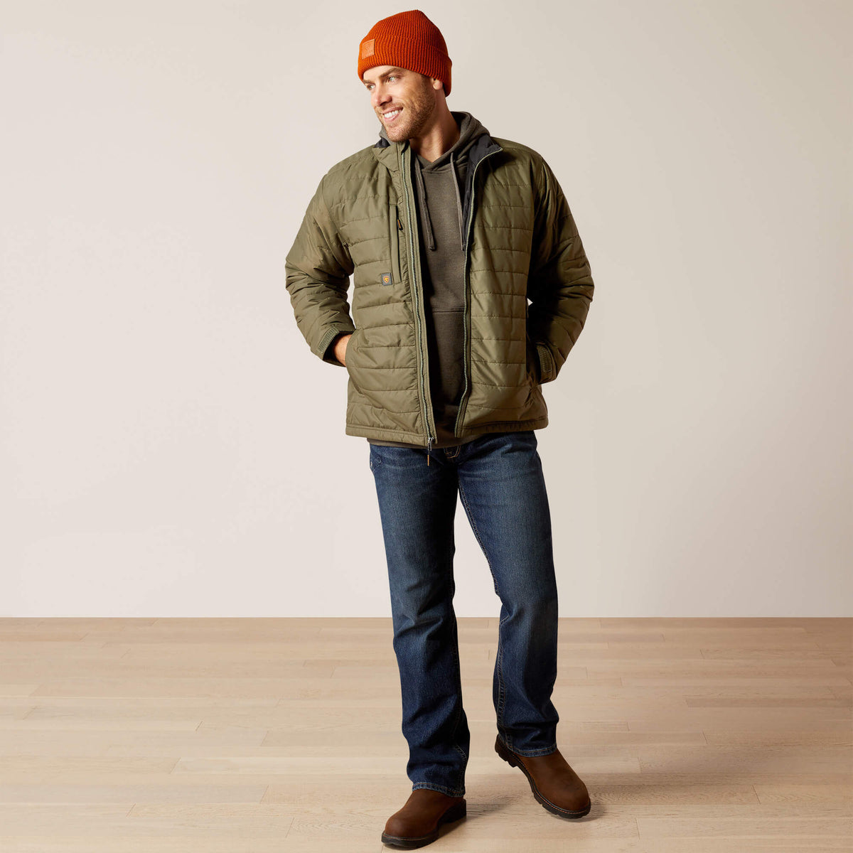 Rebar Cordura Ripstop Lightweight Insulated Jacket Ariat Men|Work