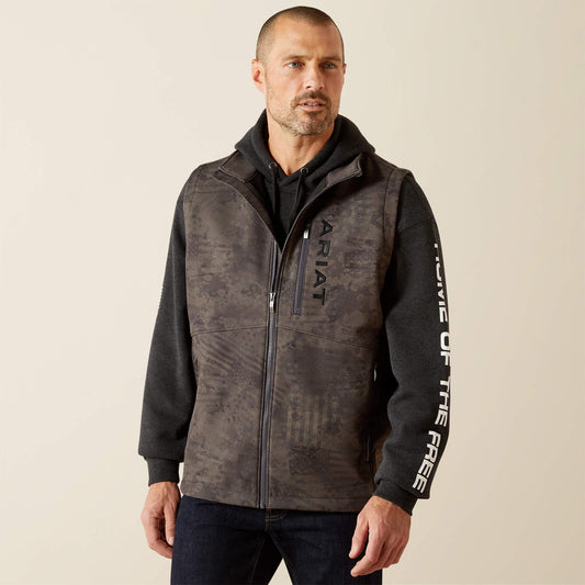 Patriot Flag Softshell Vest Ariat Men