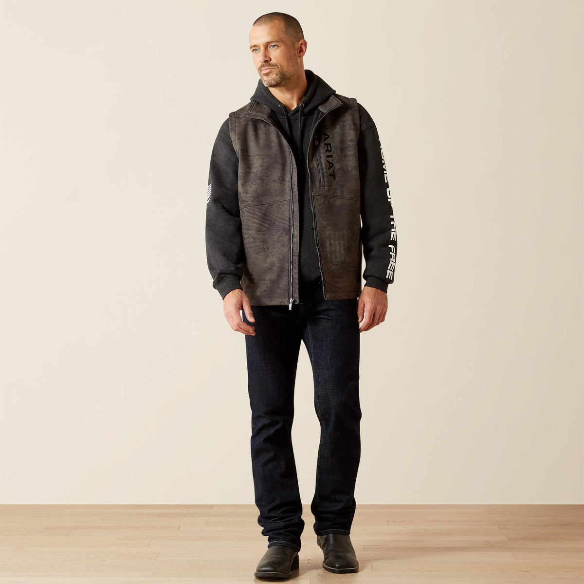 Patriot Flag Softshell Vest Ariat Men