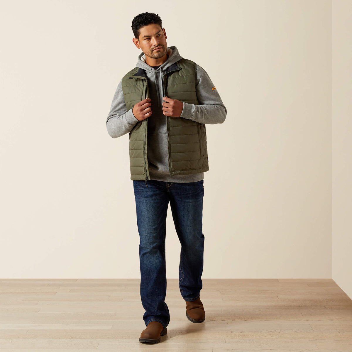 Rebar Cordura Ripstop Lightweight Insulated Vest Ariat Men|Work
