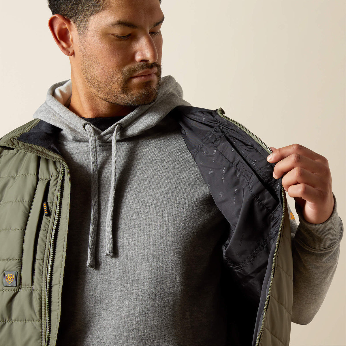Rebar Cordura Ripstop Lightweight Insulated Vest Ariat Men|Work