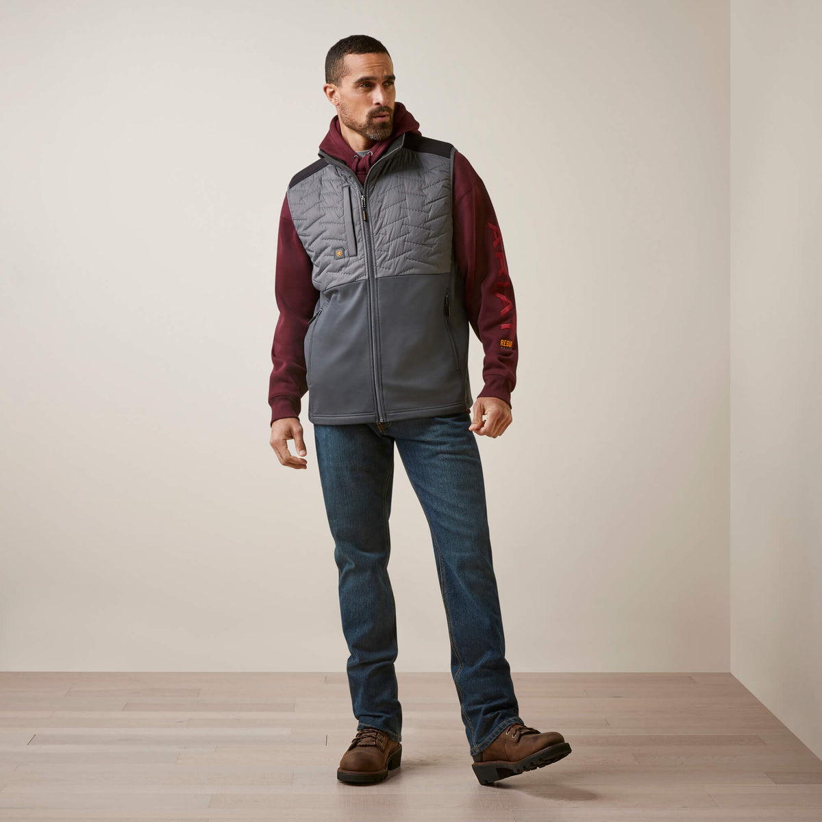 Rebar Cloud 9 Insulated Vest Ariat Men|Work|Sale