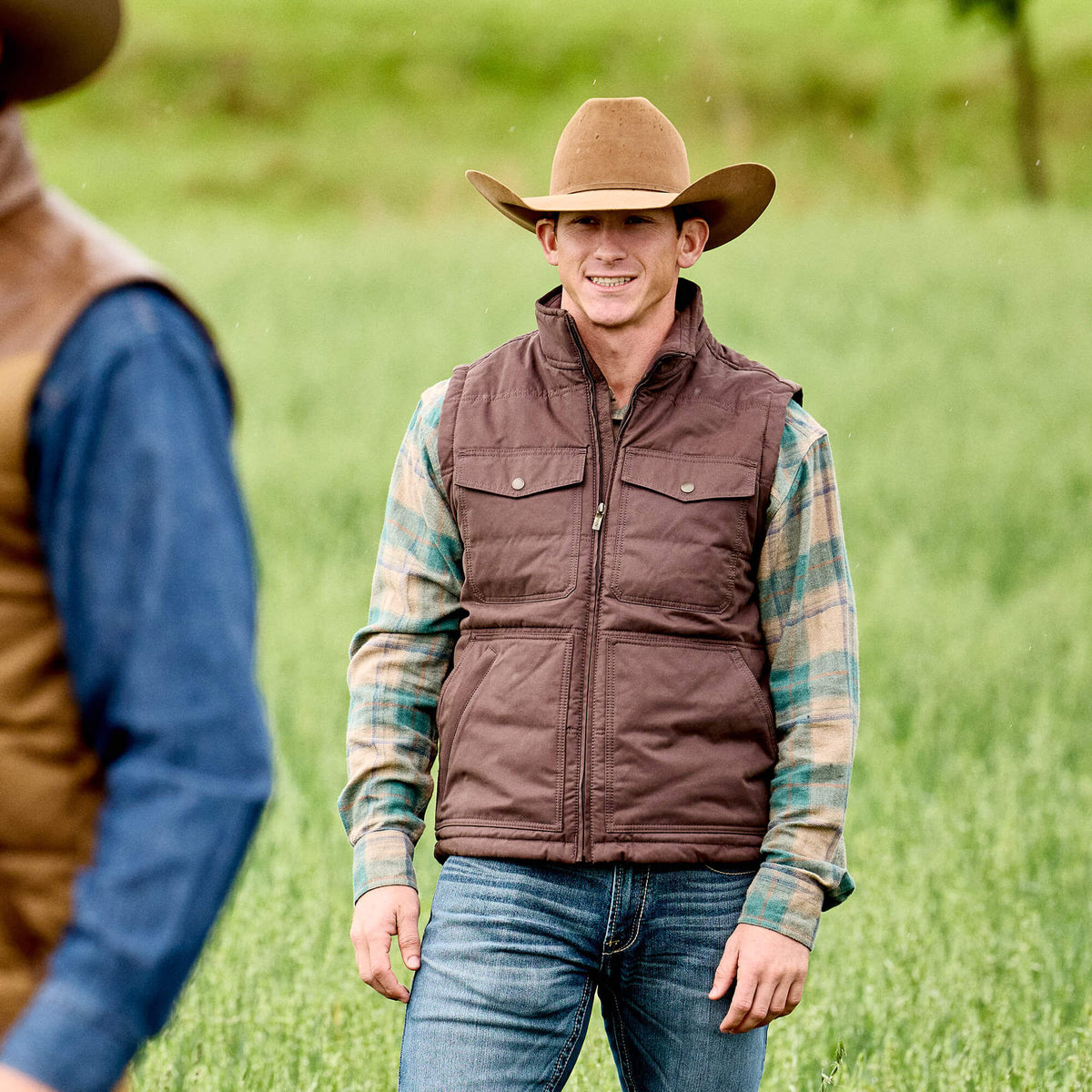 Western Quilted Vest Ariat Men|Sale
