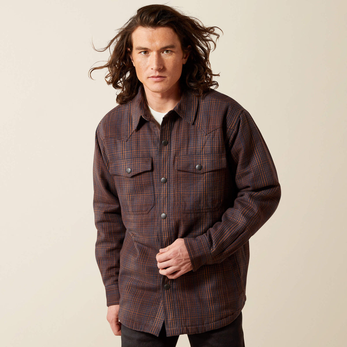 Holbrook Retro Shirt Jacket Ariat Men|Sale