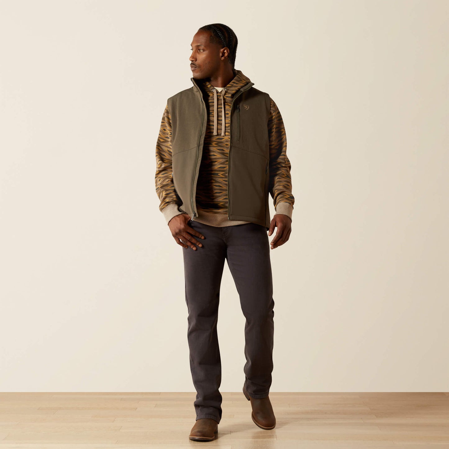 Logo Softshell Vest Ariat Men|Sale