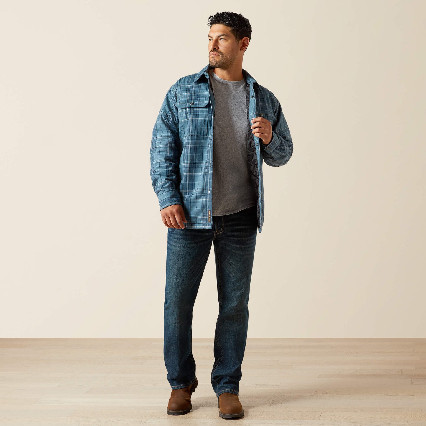 Rebar Flannel Insulated Shirt Jacket Ariat Men|Work|Sale