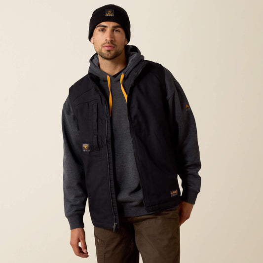 Rebar Washed DuraCanvas Insulated Vest Ariat Men|Work|Sale
