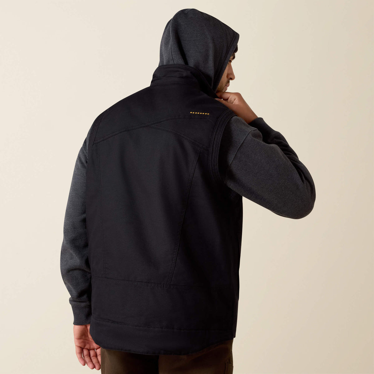 Rebar Washed DuraCanvas Insulated Vest Ariat Men|Work|Sale