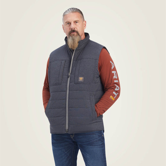 Rebar Valiant Ripstop Insulated Vest Ariat Men|Work|Sale
