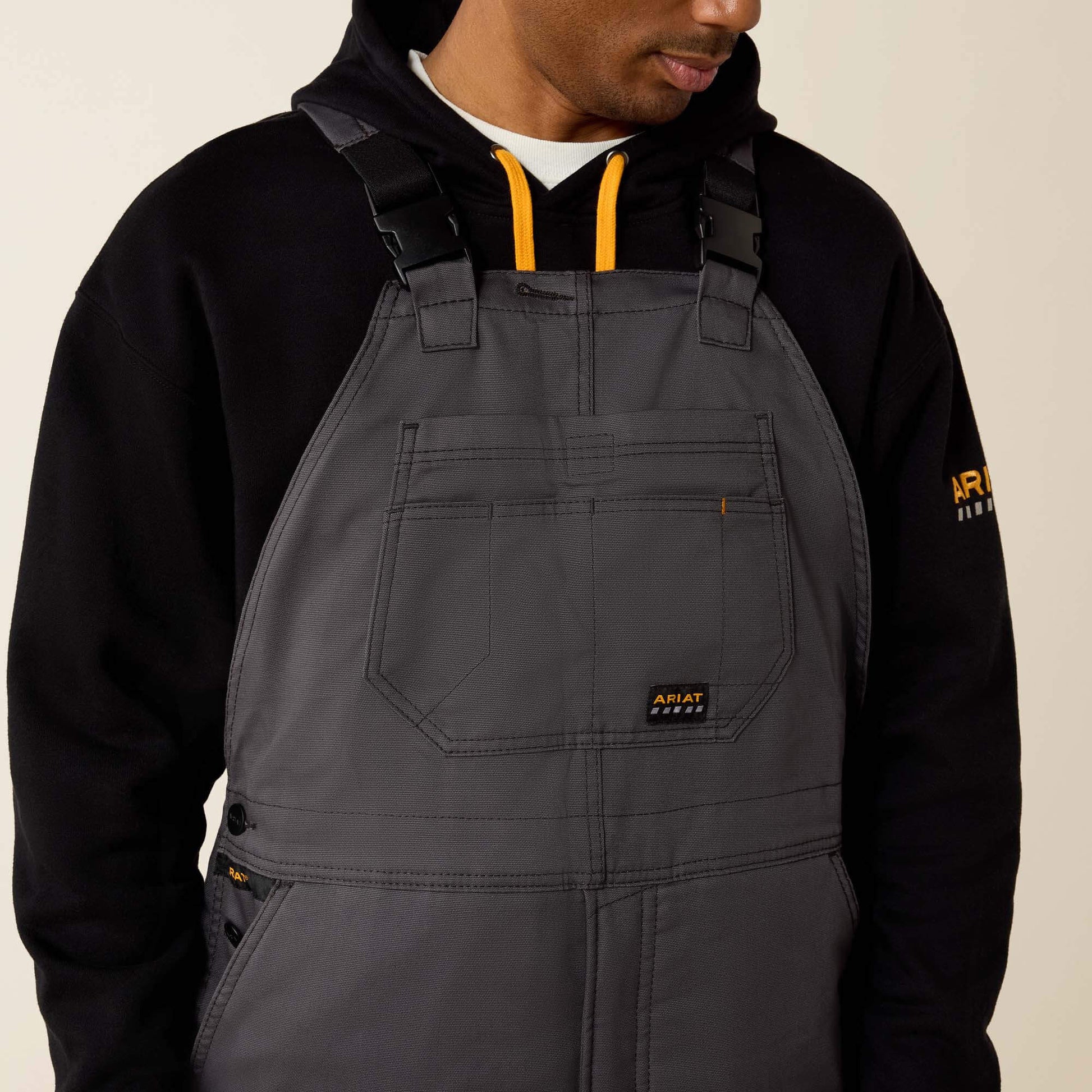 Rebar DuraCanvas Stretch Insulated Bib Ariat Men|Work