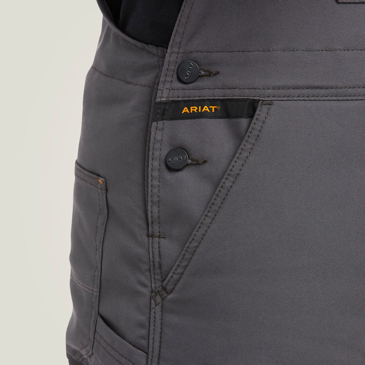 Rebar DuraCanvas Stretch Insulated Bib Ariat Men|Work