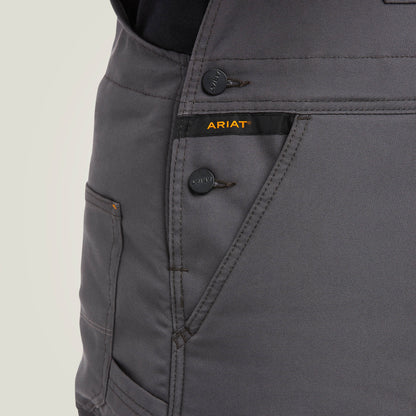Rebar DuraCanvas Stretch Insulated Bib Ariat Men|Work
