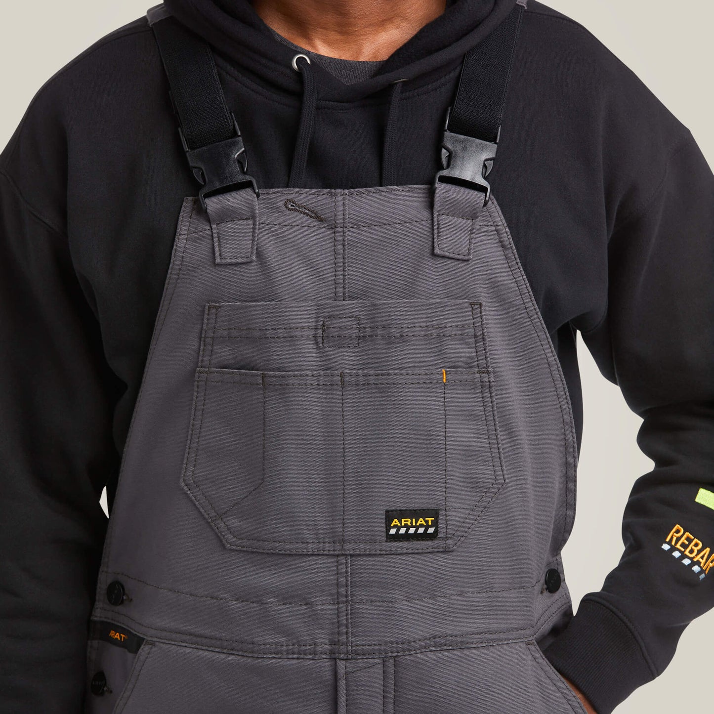 Rebar DuraCanvas Stretch Insulated Bib Ariat Men|Work