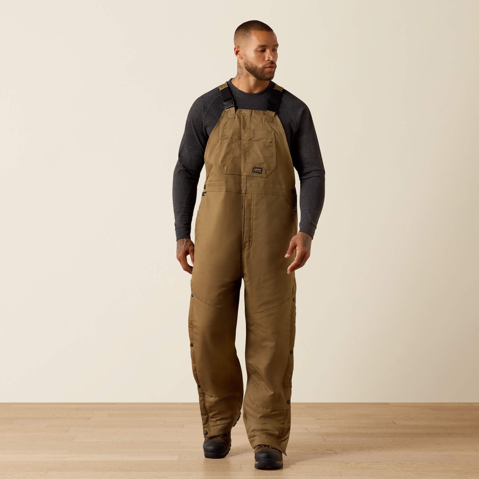 Rebar DuraCanvas Stretch Insulated Bib Ariat Men|Work