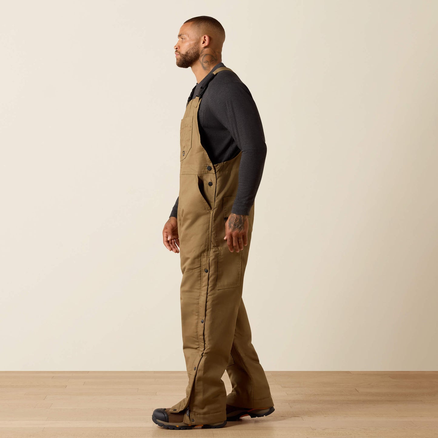 Rebar DuraCanvas Stretch Insulated Bib Ariat Men|Work