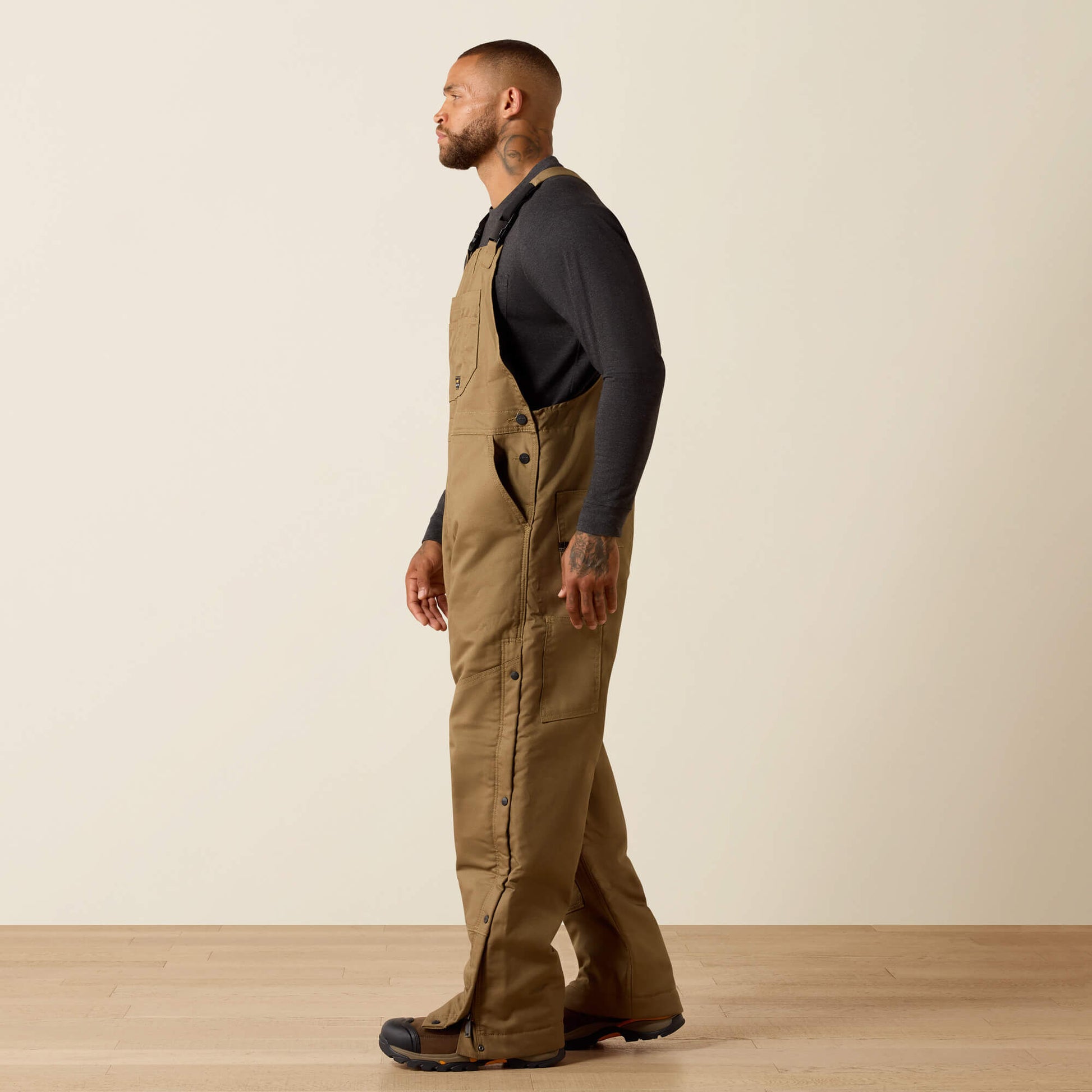 Rebar DuraCanvas Stretch Insulated Bib Ariat Men|Work
