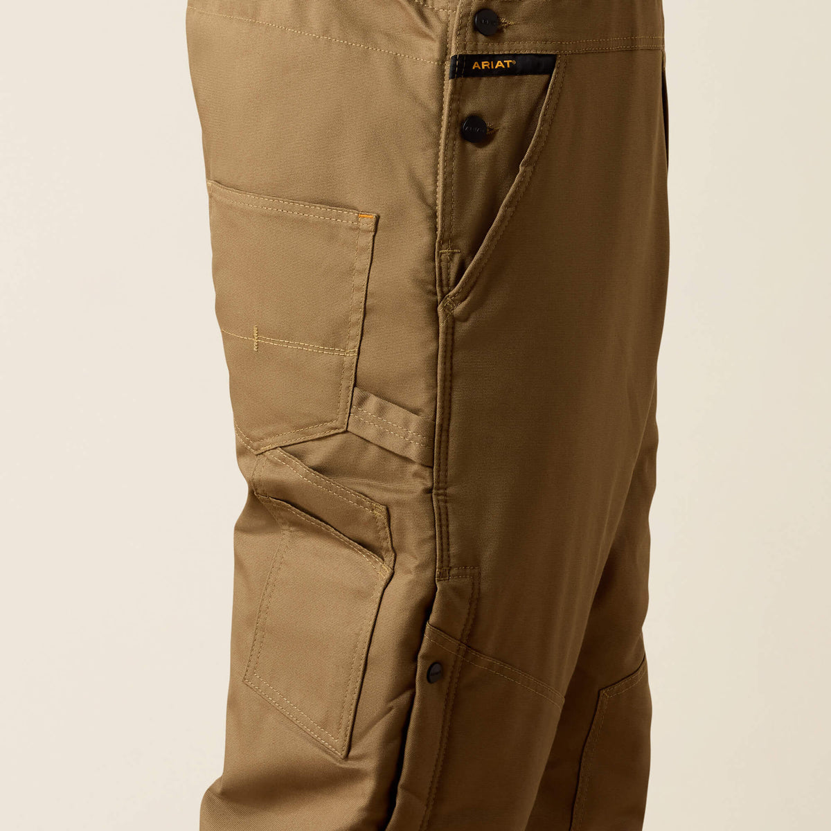 Rebar DuraCanvas Stretch Insulated Bib Ariat Men|Work