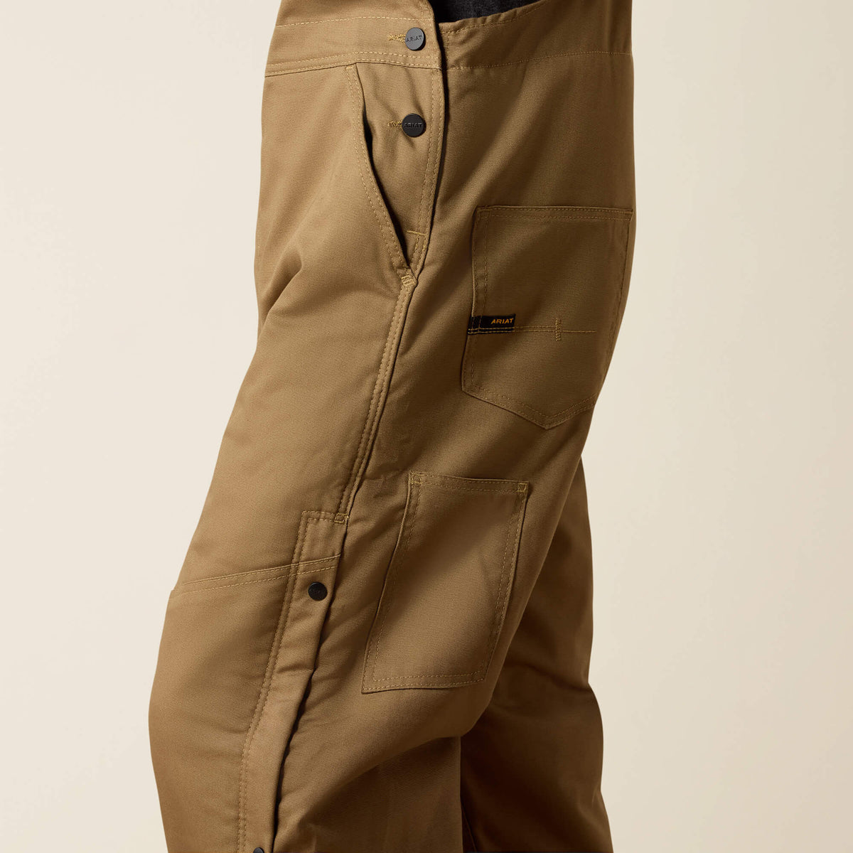 Rebar DuraCanvas Stretch Insulated Bib Ariat Men|Work
