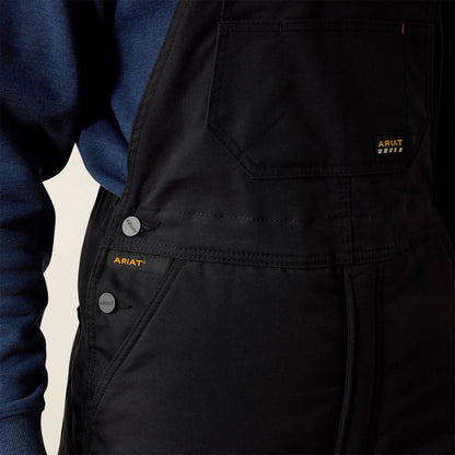 Rebar DuraCanvas Stretch Insulated Bib Ariat Men|Work