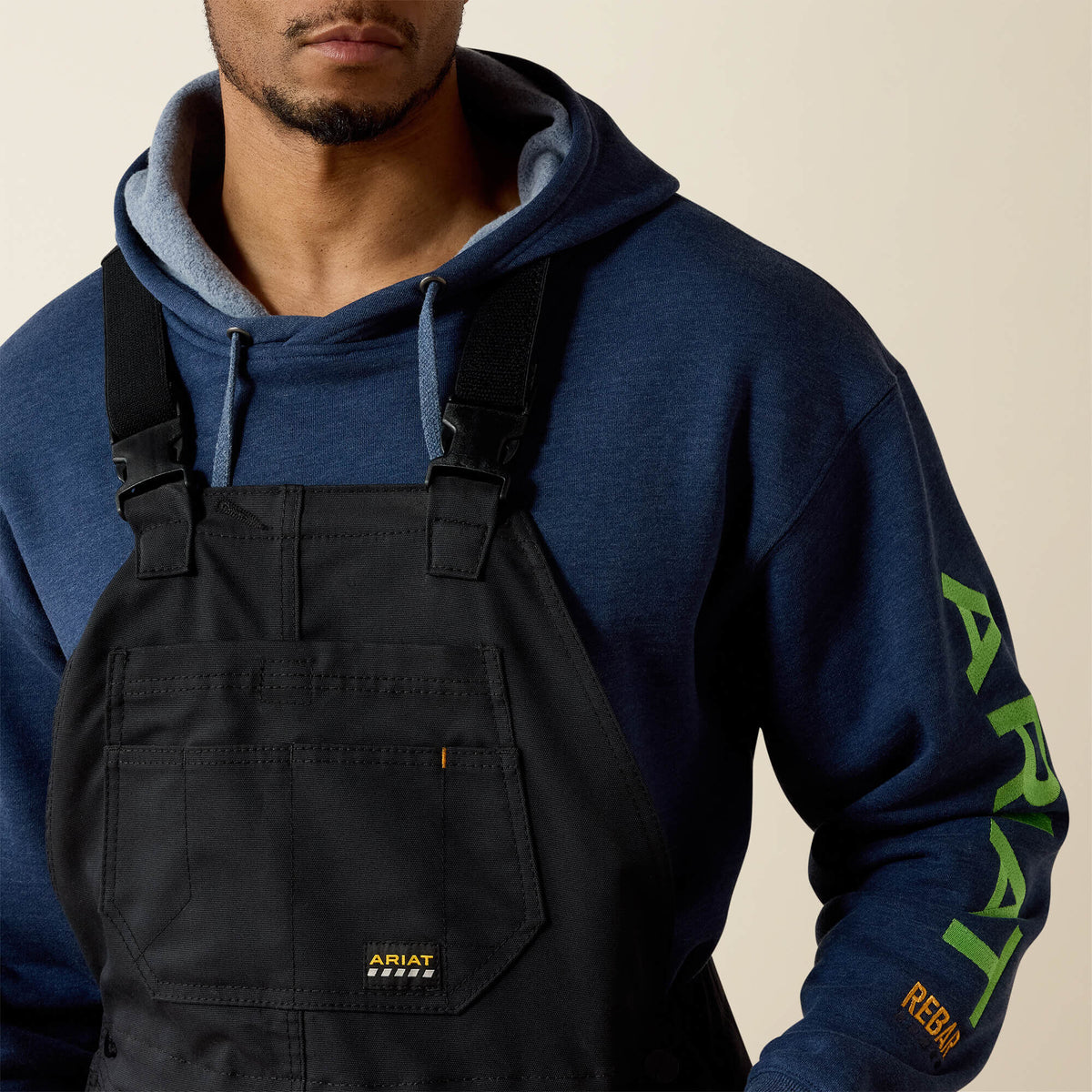 Rebar DuraCanvas Stretch Insulated Bib Ariat Men|Work