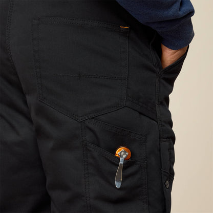 Rebar DuraCanvas Stretch Insulated Bib Ariat Men|Work