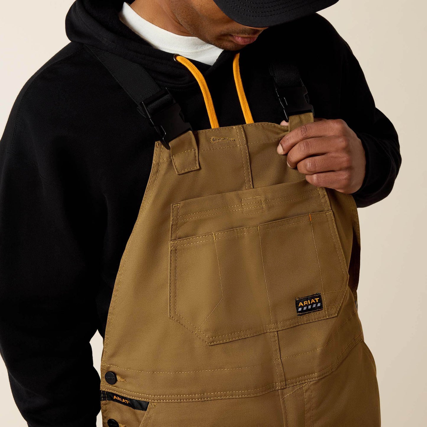 Rebar DuraCanvas Unlined Bib Ariat Men|Work|Sale