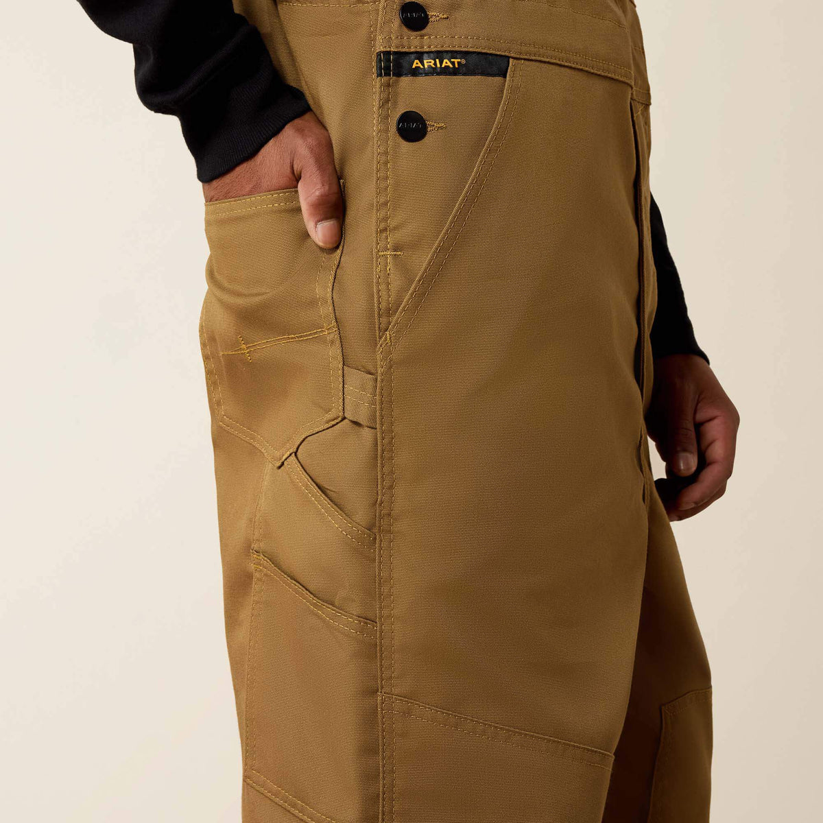 Rebar DuraCanvas Unlined Bib Ariat Men|Work|Sale