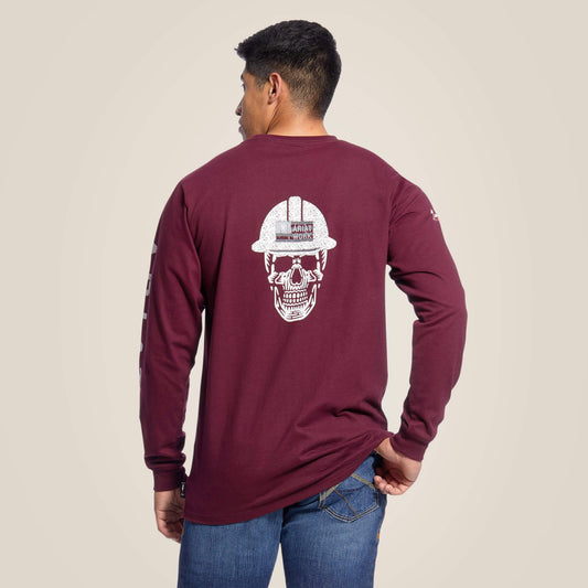 FR Roughneck Skull Logo T-Shirt Ariat Men|Work