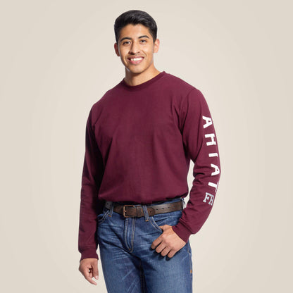 FR Roughneck Skull Logo T-Shirt Ariat Men|Work