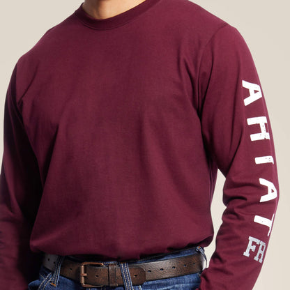 FR Roughneck Skull Logo T-Shirt Ariat Men|Work