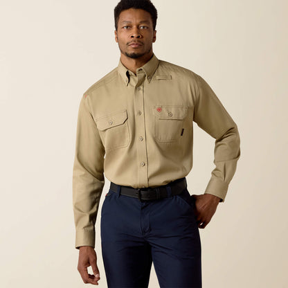 FR Solid Work Shirt Ariat Men|Work