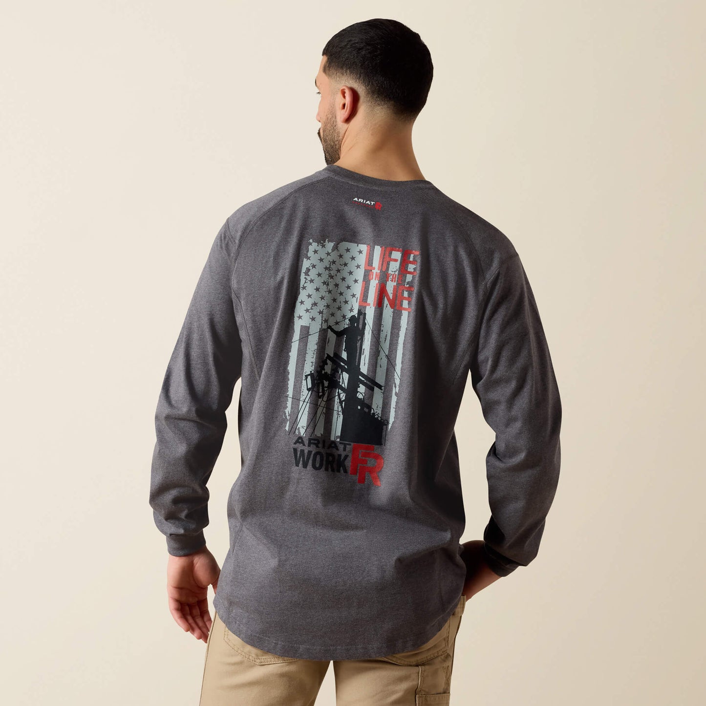 FR Air Life on the Line Graphic Top Ariat Men|Work