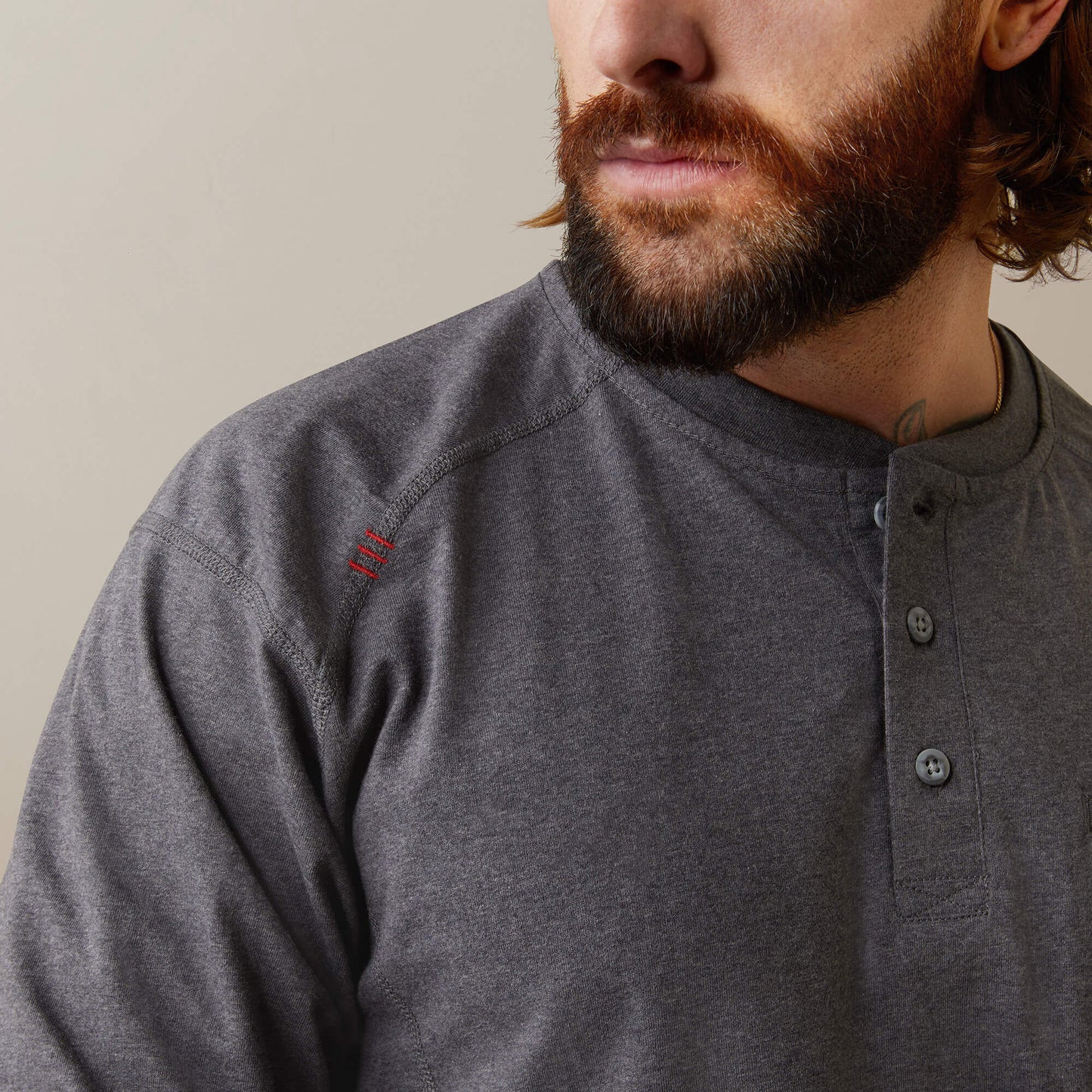 FR Air Refinery Row Graphic Henley Top Ariat Men|Work|Sale