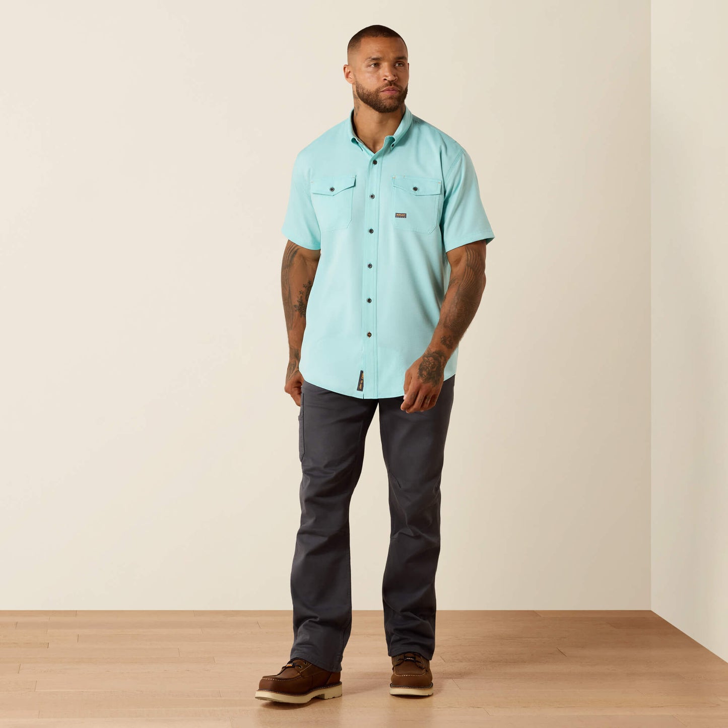 Rebar Made Tough VentTEK DuraStretch Work Shirt Ariat Men|Work|Sale