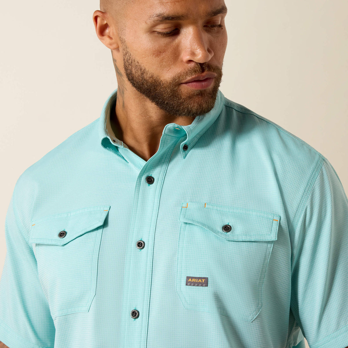 Rebar Made Tough VentTEK DuraStretch Work Shirt Ariat Men|Work|Sale