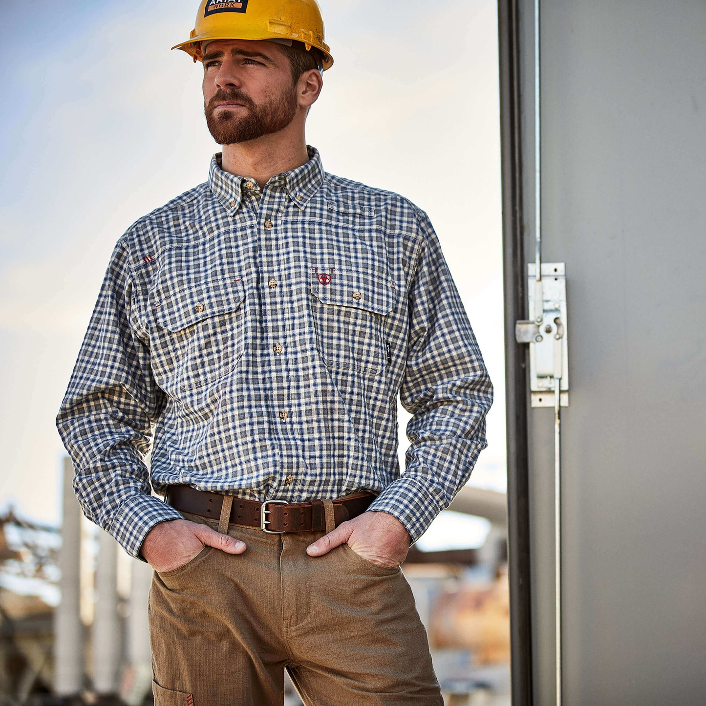 FR Plaid Featherlight Work Shirt Ariat Men|Work|Sale