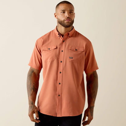 Rebar Made Tough VentTEK DuraStretch Work Shirt Ariat Men|Work|Sale
